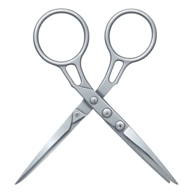 two scissors scissoring sticker