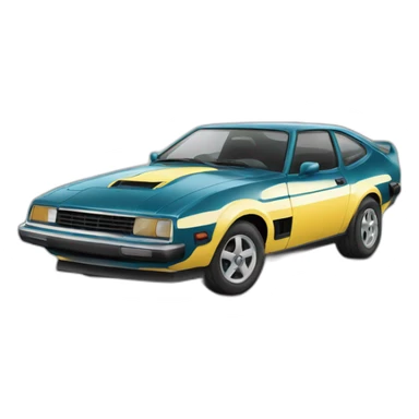 Voiture sport sticker