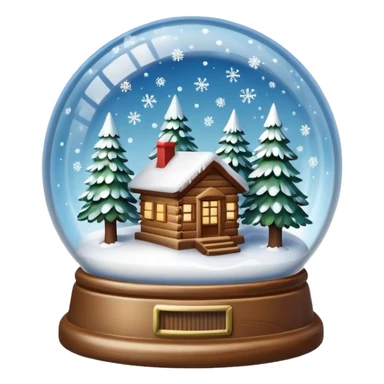 snow-globe sticker