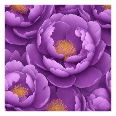 background composed of purple peonies sticker