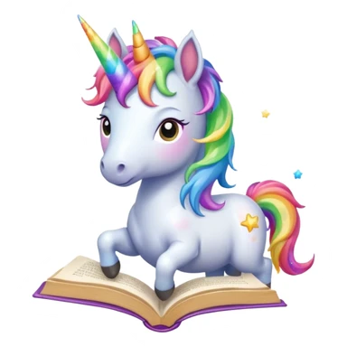 Unicorns read book
A full body of little majestic unicorn with rainbow mane holding an open book with magic sparks.












 sticker