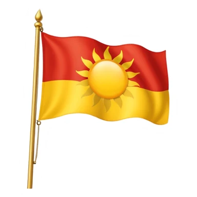 Ezidisch flag as an Emoji sticker