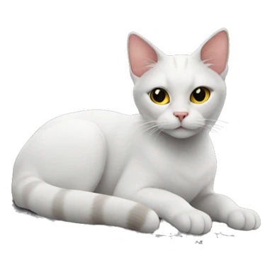 Cat on the roof sticker