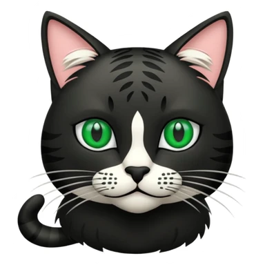 Katze sitzt auf bank sticker