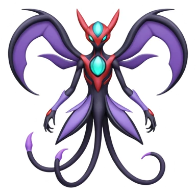 Deoxys-Darkrai-Yveltal-Lunala-Fakémon-hybrid-creature (full body)  sticker