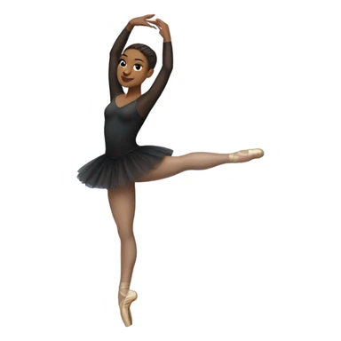 Ballet dancer in thigh highs sticker