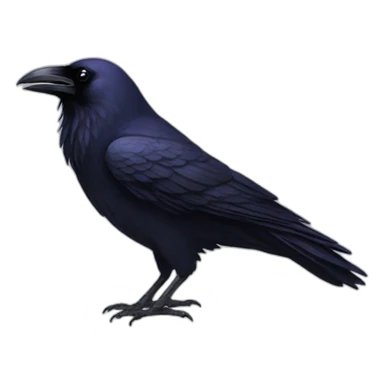 raven bird academia sticker