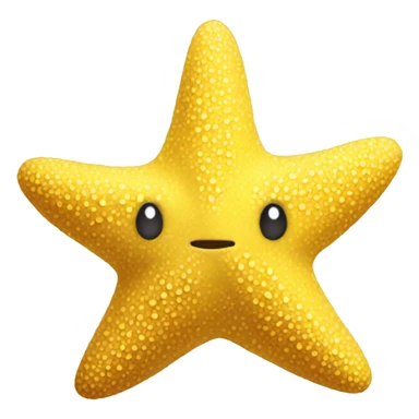 yellow starfish sticker