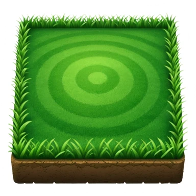  short grass of a soccer field sticker