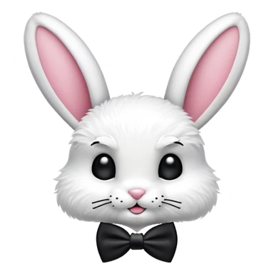 playboy bunny wearing bow tie logo (side view) sticker