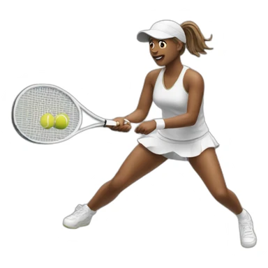 play tenis sticker