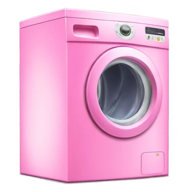 Pink laundry detergent sticker