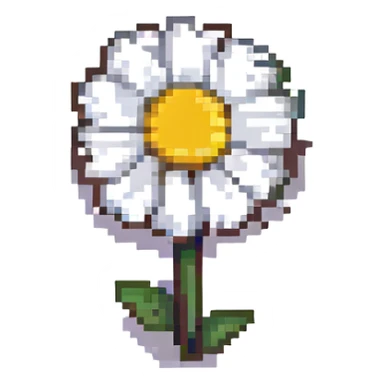 A daisy sticker