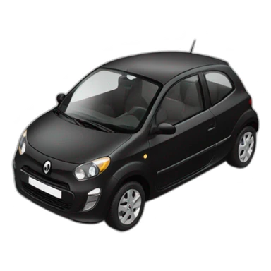 Twingo noir sticker