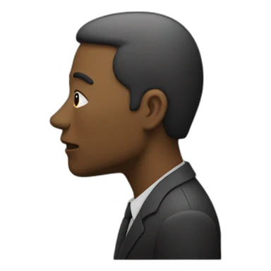 Un noir qui vole sticker