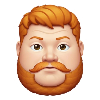 Fat ginger  sticker
