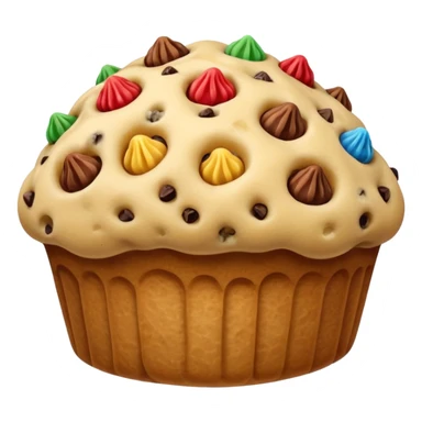 one filled DATE like medjool with like cookie dough topping  sticker