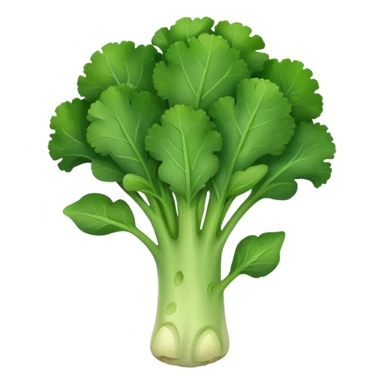A baby broccoli not wearing a diaper sticker