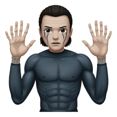 Vecna from stranger things sticker