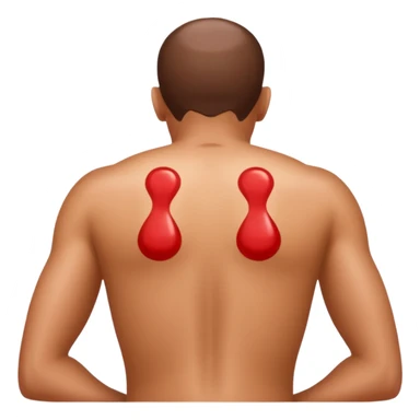 cuuping theraphy for back sticker