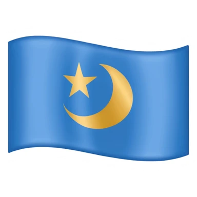 Flag of Uyghurstan sticker
