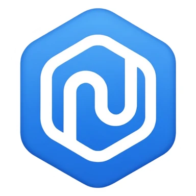 NU, design these 2 letters as logo sticker