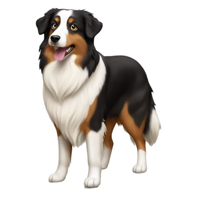 Sable English shepherd sticker