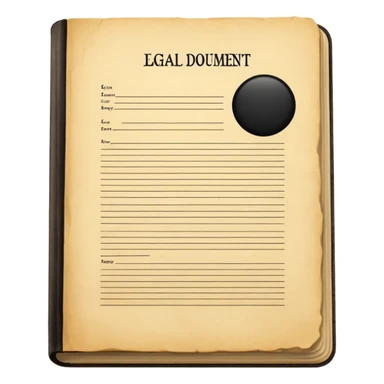 Courtroom Items, Legal Document – official case file or contract

 sticker
