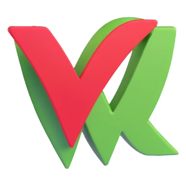 green check mark sticker
