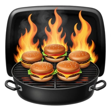 grilling burgers and rib ticklers sticker
