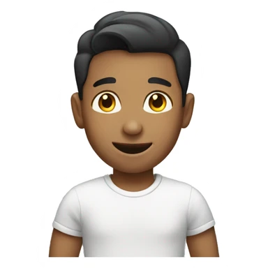 smiling boy in casual attire sticker