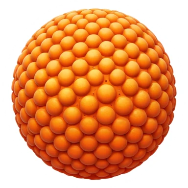 coral sphere. sticker