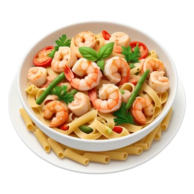 Cajun shrimp and chicken pasta  sticker