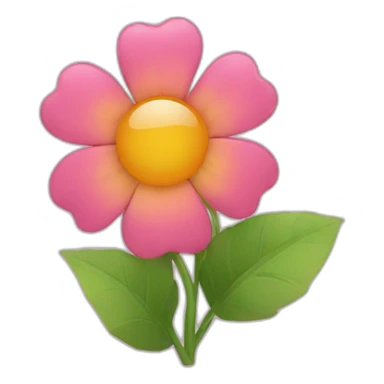 Good morning with flowers sticker