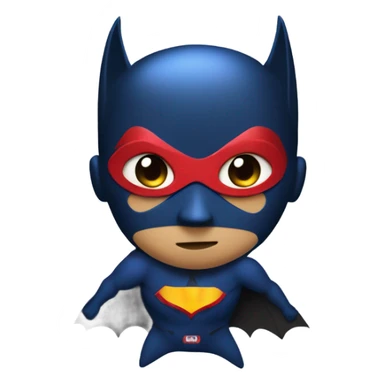 Batman Spider-Man  sticker