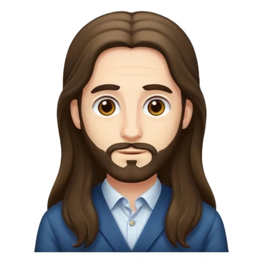 Jewish person with long hair sticker