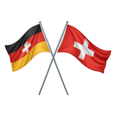 germany switzerland flag sticker
