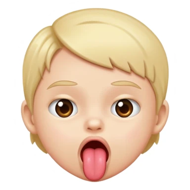 A person who shows his tongue is like a child who is offended sticker