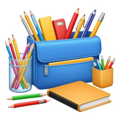 school supplies sticker