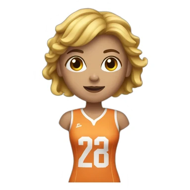 Sports girl  sticker