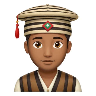 https://www.emojis.com/emoji/man-wearing-a-nepali-dhaka-topi-with-stripes-and-design-on-it-yuRsG5ZrBfPDhaka topi emoji nepali people wear in head sticker