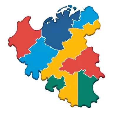 Belguim map sticker