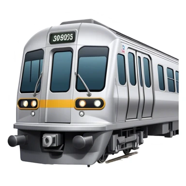 Subway Train (NYC) - Bombardier (Model Year: 2021) (Iconic colour: Silver) sticker