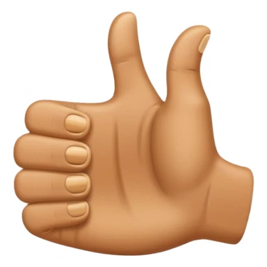 half thumb up sticker