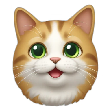 Un chat mignon sticker