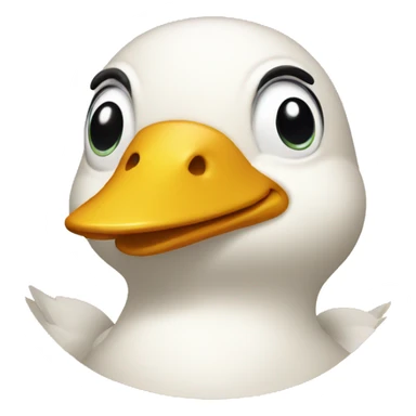pato con cara de sopresa sticker