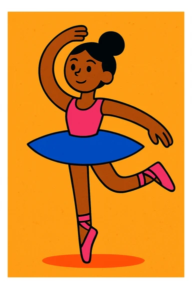 ballet dancer sticker