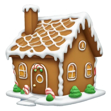 Cute gingerbread house  sticker
