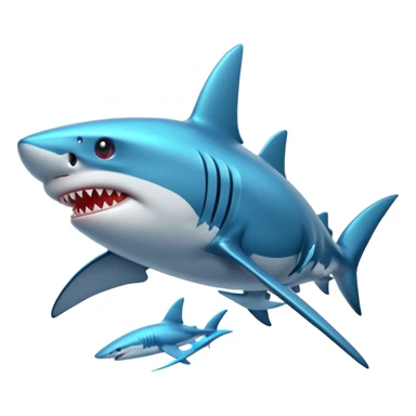 sharks with laser beams sticker