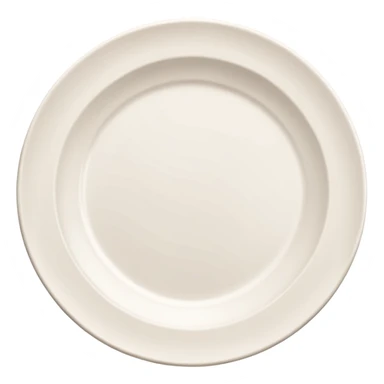 create me an image of ceramic plate in perspective view. sticker